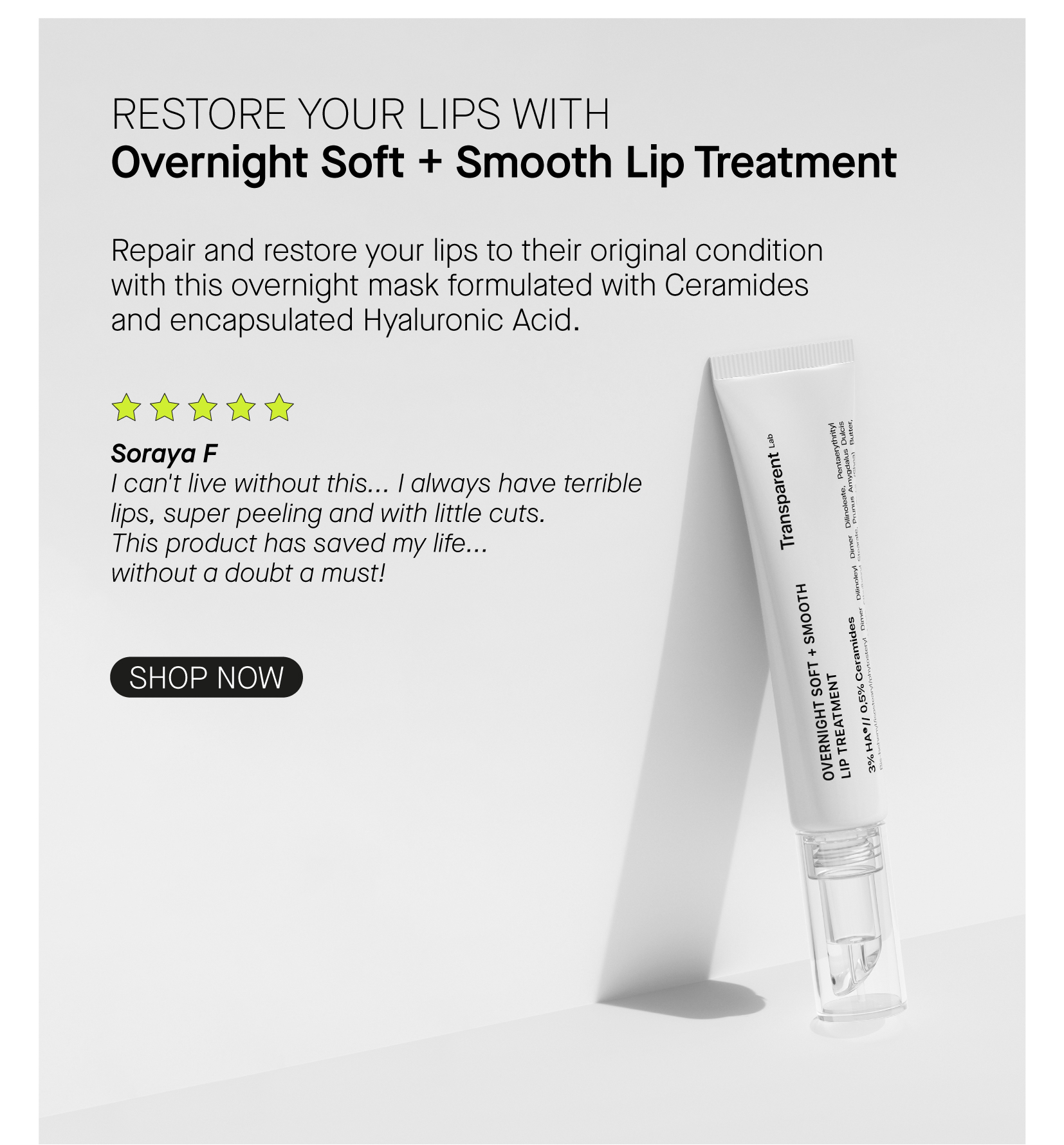 Soft and hydrated lips in two steps👄 Niche Beauty Lab