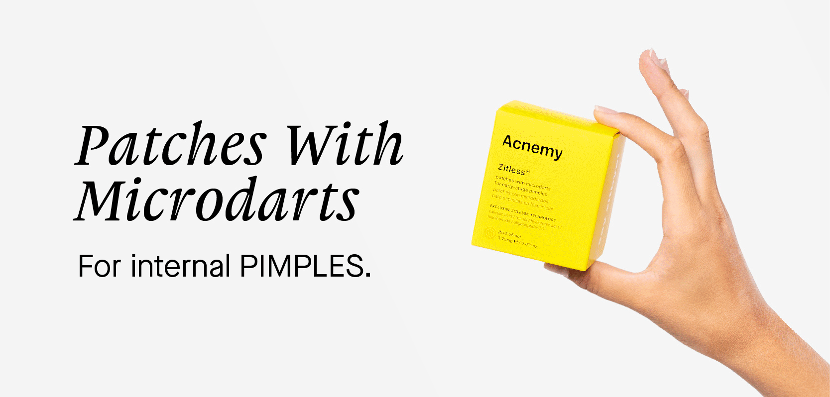 Patches With Microdarts For internal PIMPLES. 