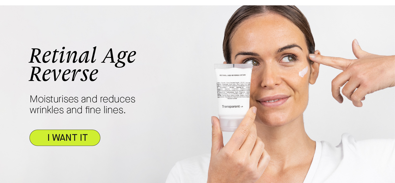 Retinal Age Reverse Moisturises and reduces wrinkles and fine lines. 