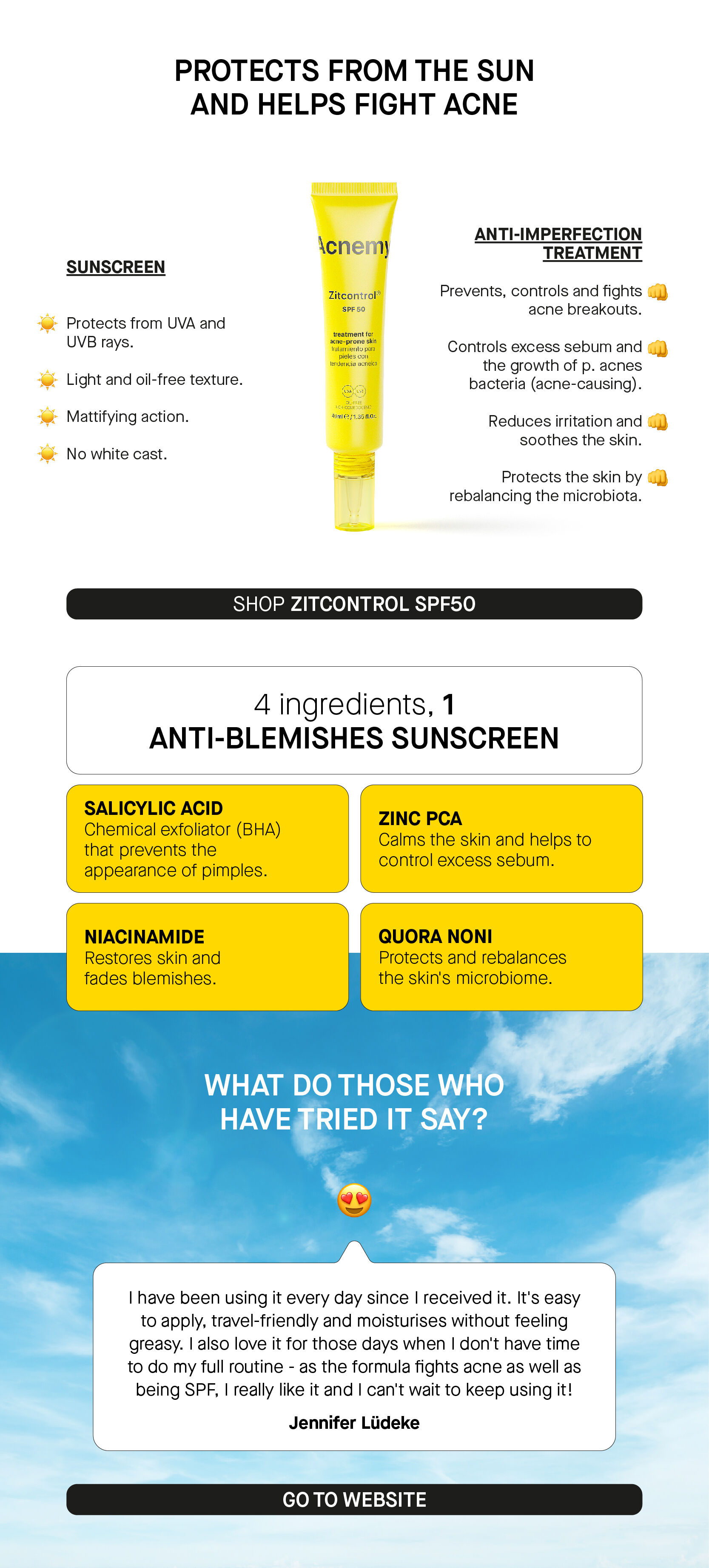 A sunscreen that fights acne?☀️Yes, IT DOES EXIST! - Niche Beauty Lab