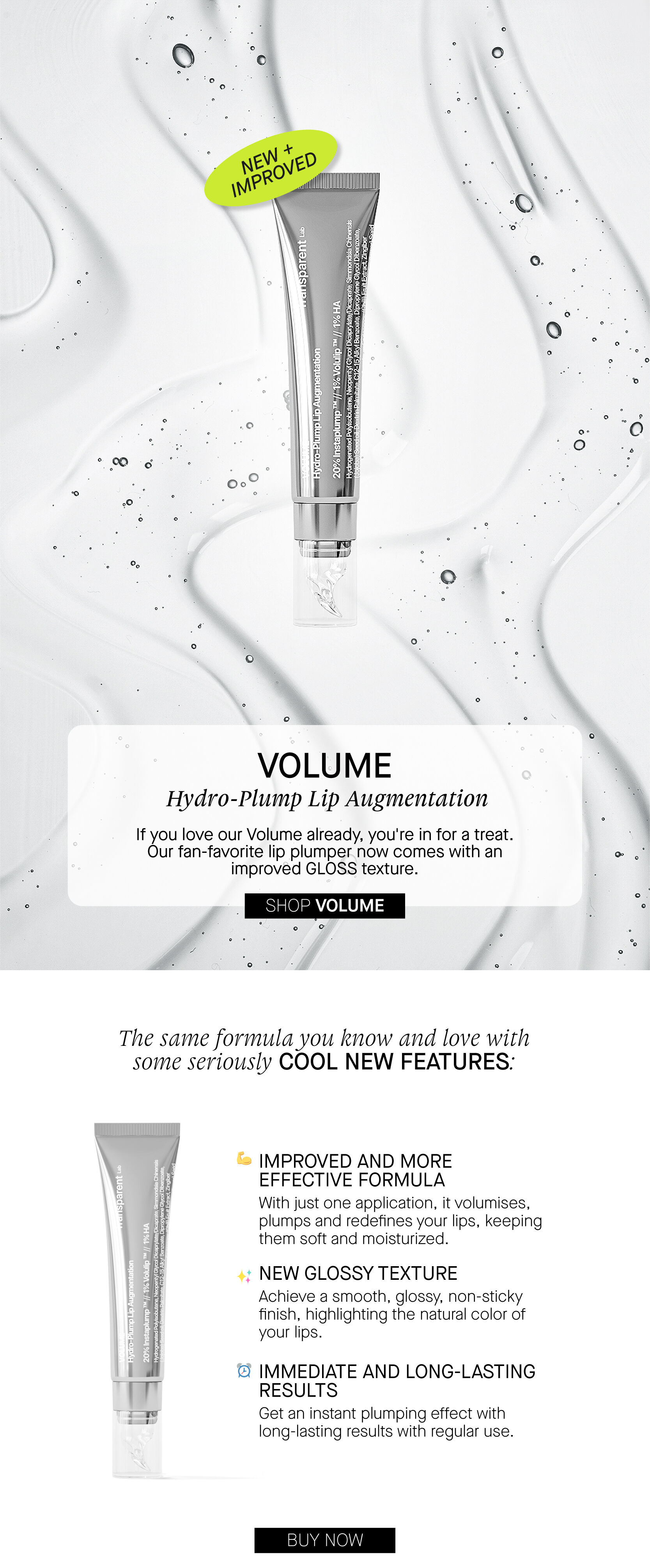 VOLUME is back! and with improved formula 💋 - Niche Beauty Lab